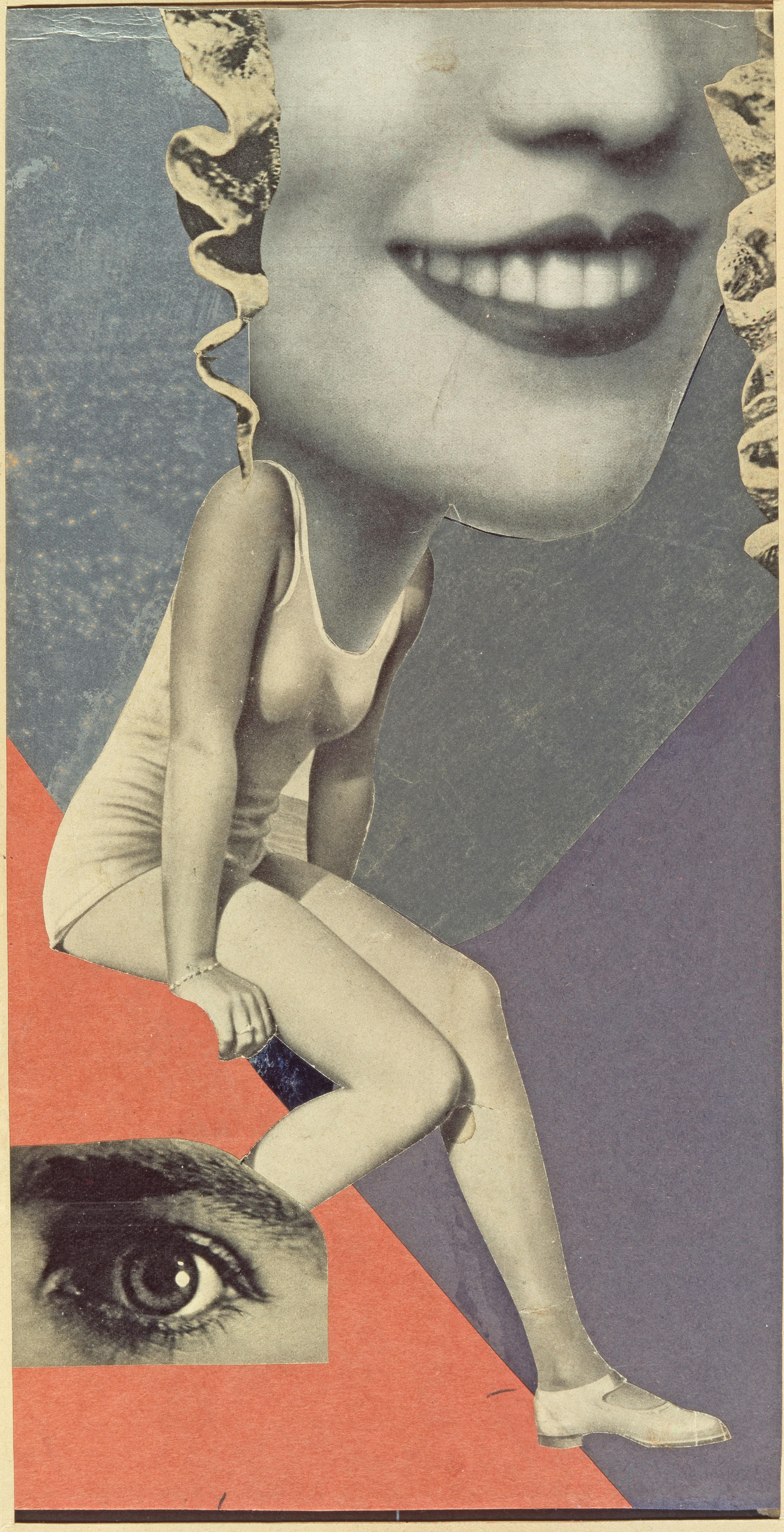 Hannah Höch, Für ein Fest gemacht, 1936, Collage, 36 x 19,8 cm, Institut für Auslandsbeziehungen e. V., Stuttgart, © 2023, ProLitteris, Zurich